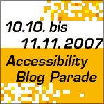 Accessibility Blog Parade